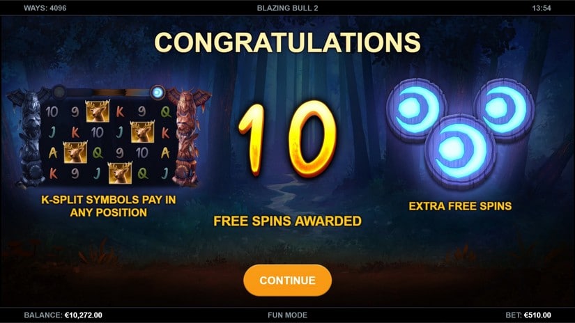 Blazing Bull 2 slot screen 4