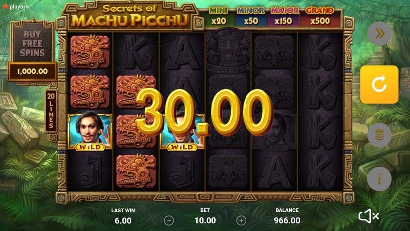 Secrets of Machu Picchu slot screen 3