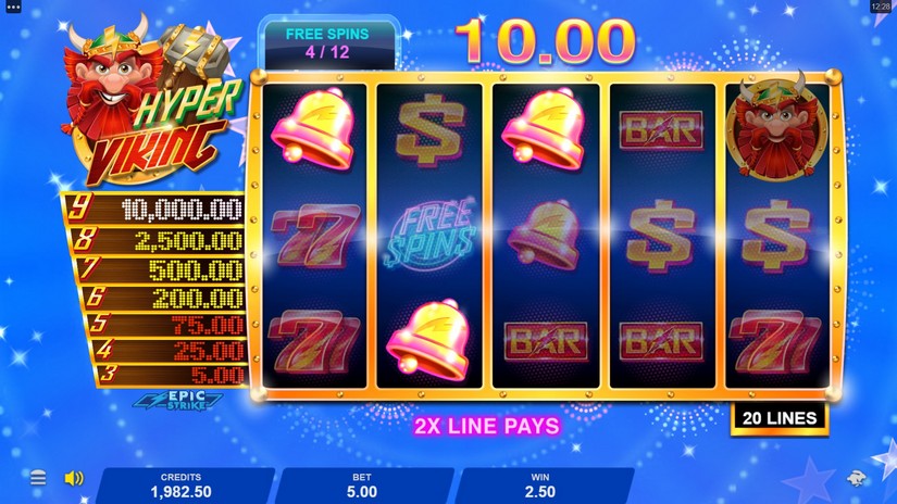 Hyper Viking slot screen 7