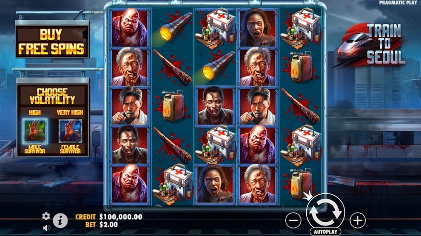 Train to Seoul slot screen 5
