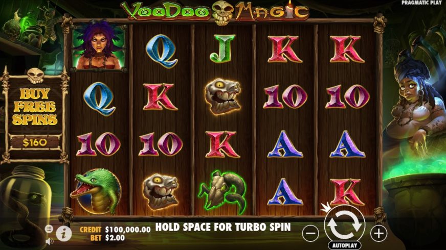 Voodoo Magic slot screen 1