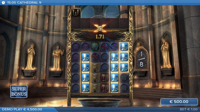 Cathedral 9 slot screen 3