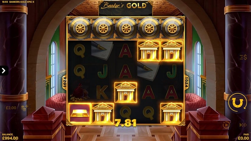 Banker’s Gold Epic X slot screen 2