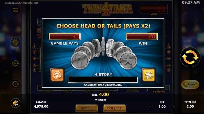 Twin4Timer slot screen 3
