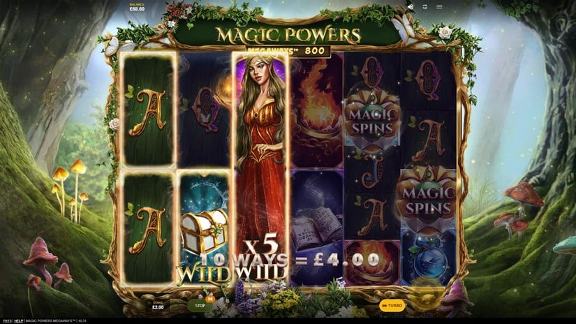 Magic Powers Megaways slot screen 3
