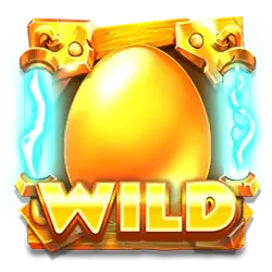 Wild Symbol of Golden Egg Invaders Slot