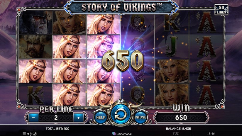 Story Of Vikings slot screen 5
