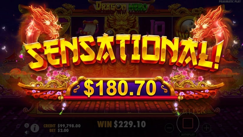 Dragon Hero slot screen 8