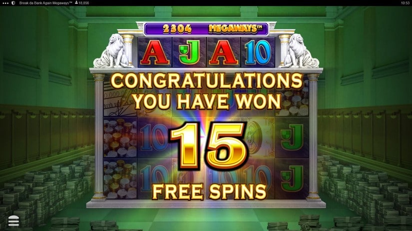 Break Da Bank Again Megaways slot screen 5