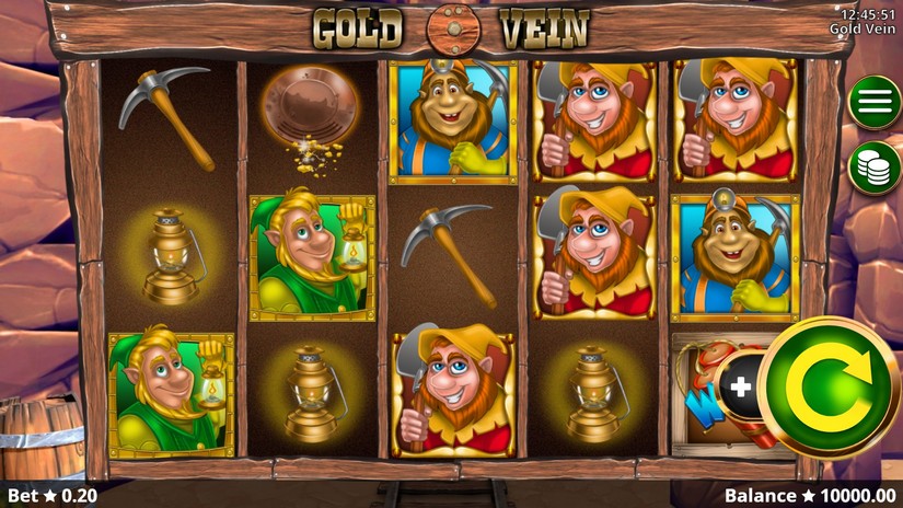 Gold Vein slot screen 1