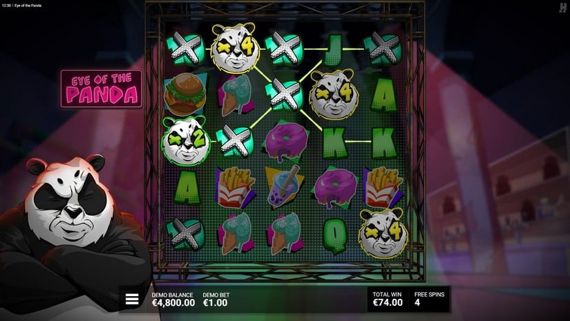 Eye of the Panda slot screen 5