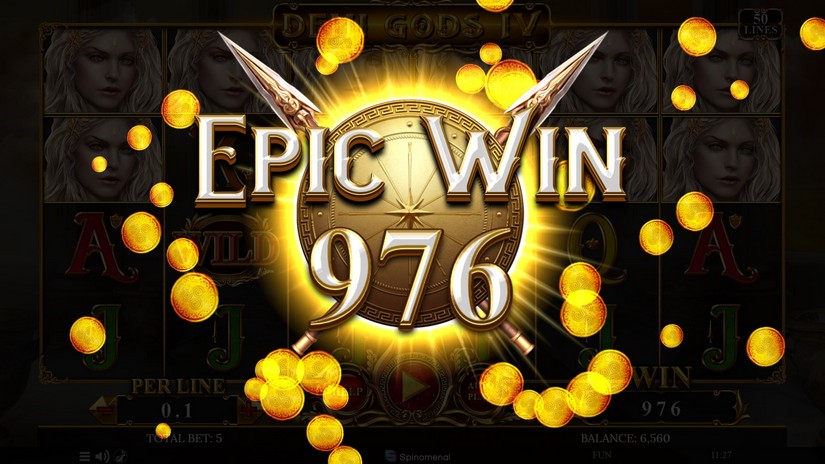 Demi Gods IV slot screen 7