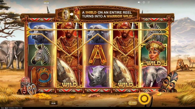 Savannah Pride slot screen 3