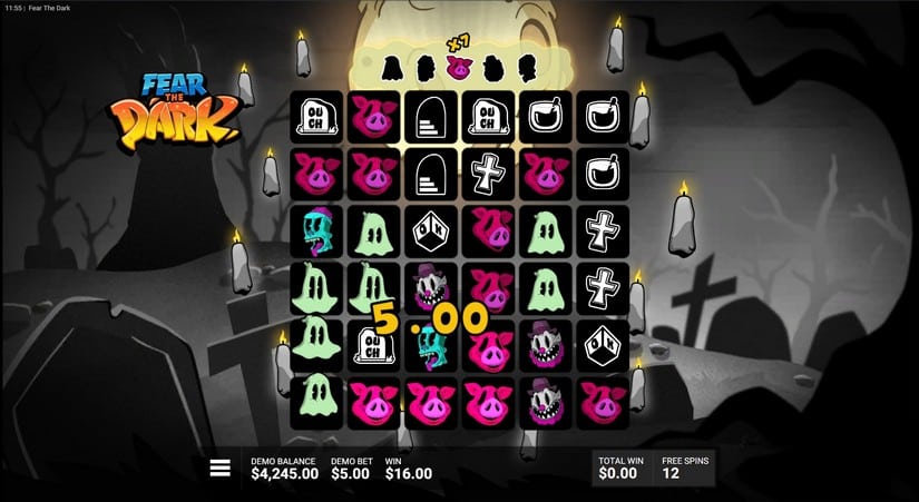 Fear the Dark slot screen 3
