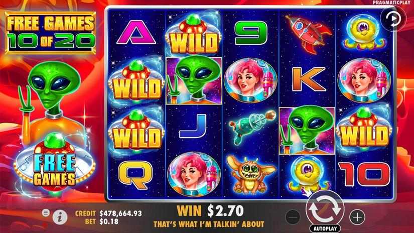 Cosmic Cash slot screen 2