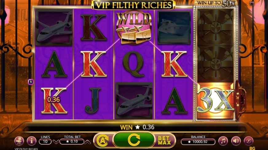 VIP Filthy Riches slot screen 2