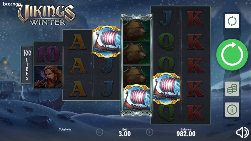 Vikings Winter slot screen 2