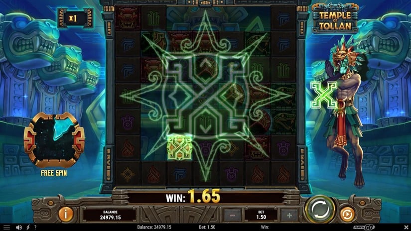 Temple of Tollan slot screen 4