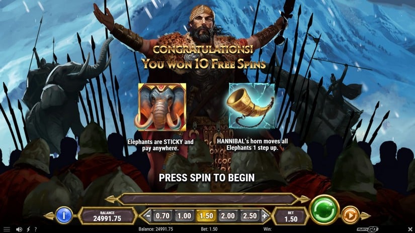 Scourge of Rome slot screen 3
