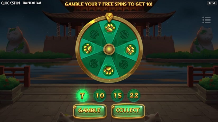 Temple of Paw slot screen 4
