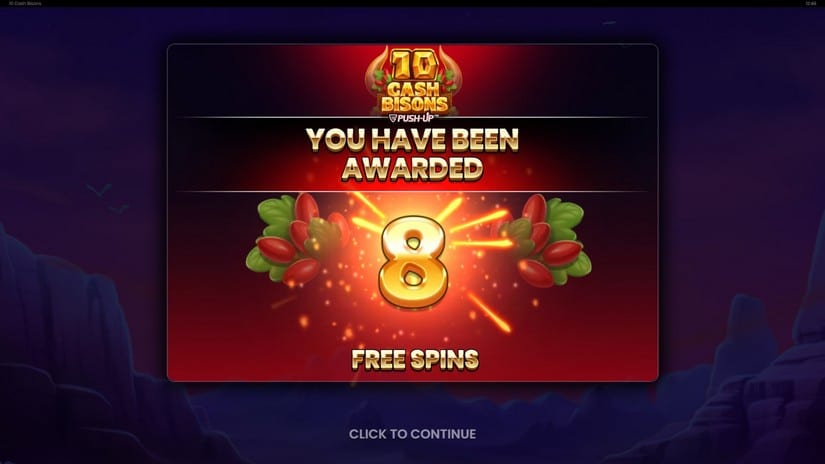 10 Cash Bisons slot screen 4