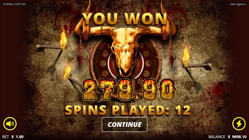 Little Bighorn slot screen 11