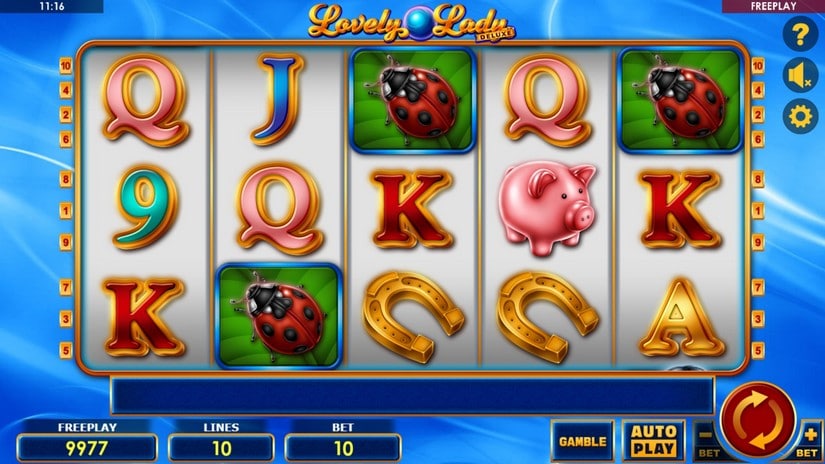 Lovely Lady Deluxe slot screen 1