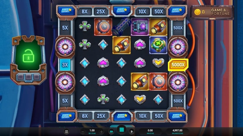 Cyber Vault slot screen 2