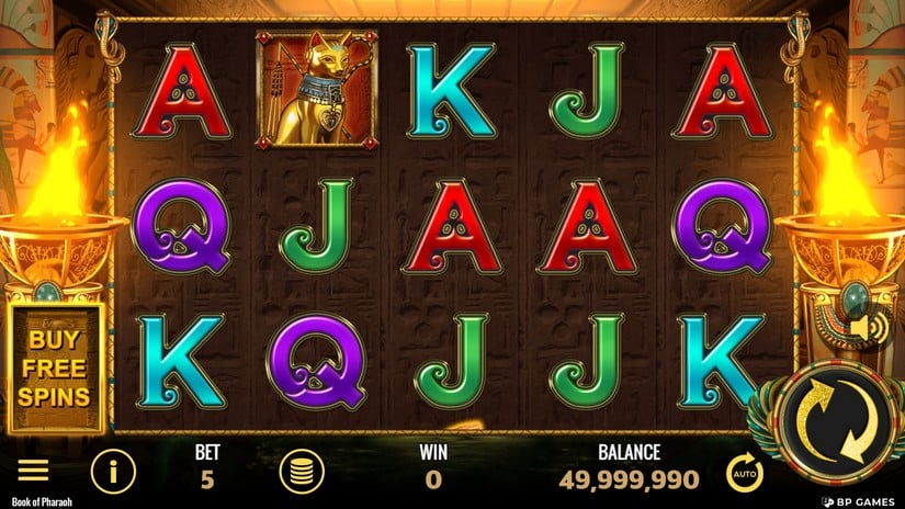 Book of Pharaoh slot screen 1