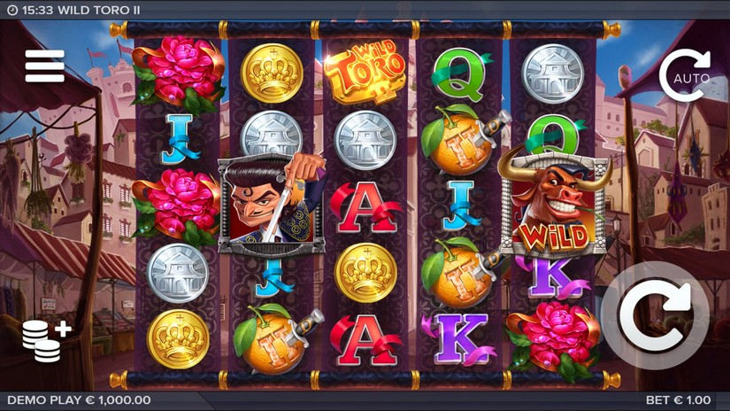 Wild Toro 2 slot screen 1