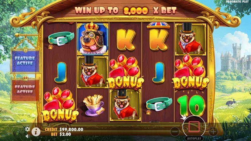 The Dog House – Royal Hunt slot screen 2
