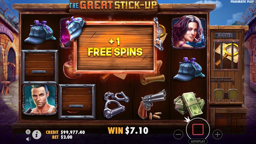 The Great Stick-Up slot screen 5