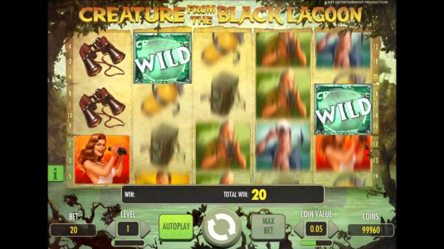 Creature from the Black Lagoon slot screen 3