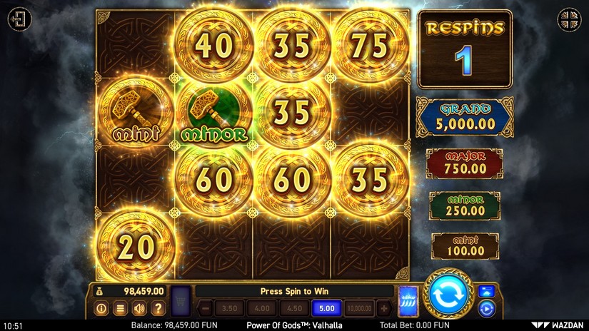 Power of Gods™: Valhalla slot screen 4