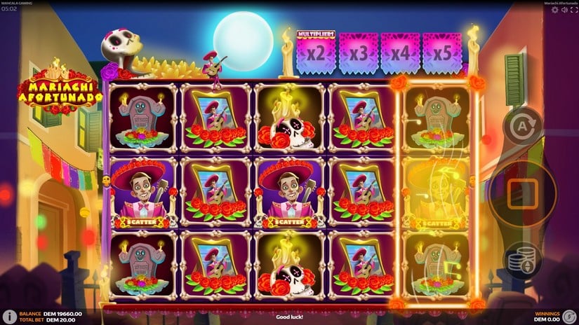 Mariachi Afortunado slot screen 2