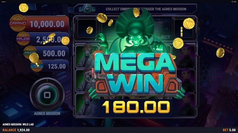 Agnes Mission: Wild Lab slot screen 8