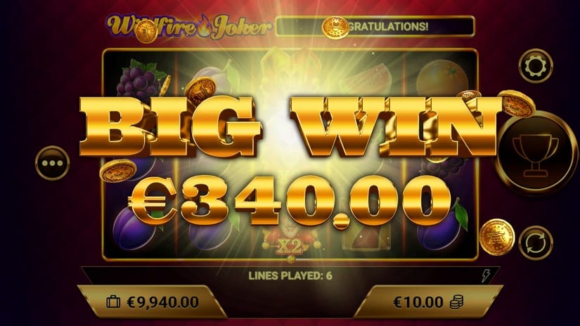 Wildfire Joker slot screen 4