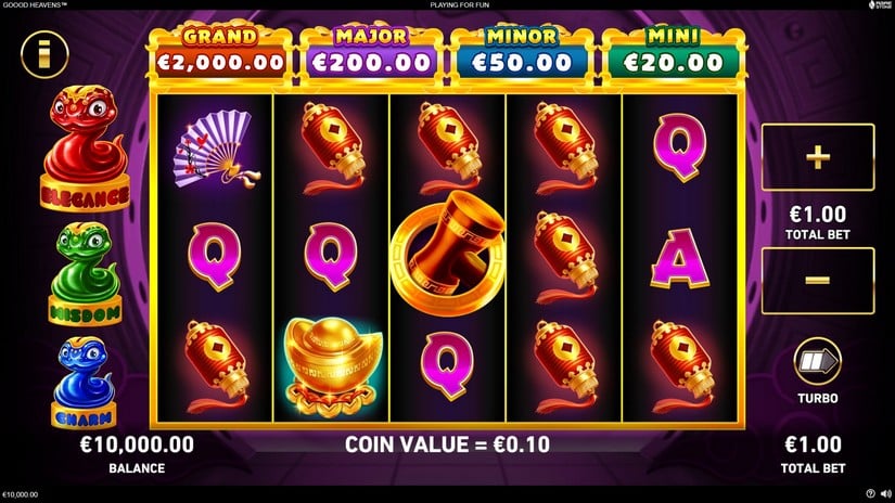 Goood Heavens slot screen 1