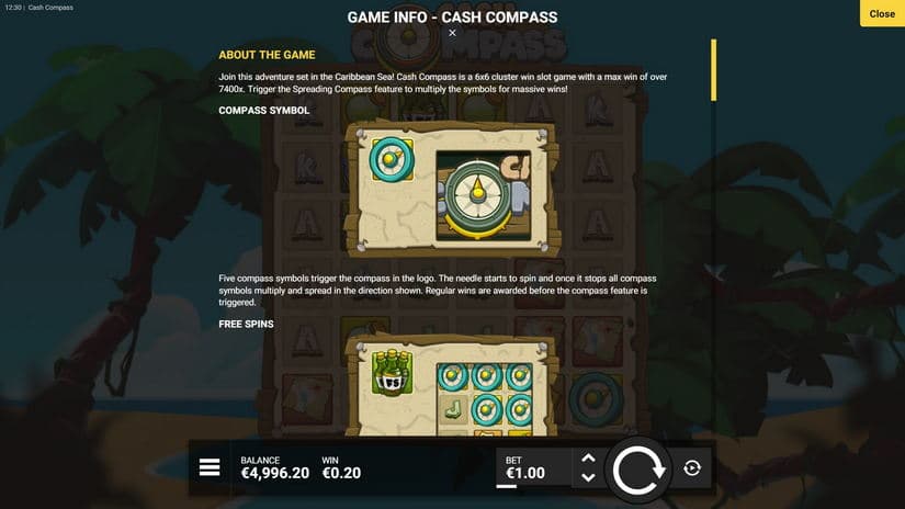 Cash Compass slot screen 4