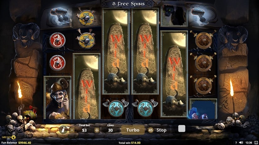 Valholl Hall of the Slain slot screen 5