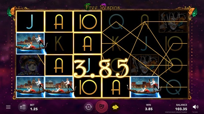 Venetian Magic slot screen 4