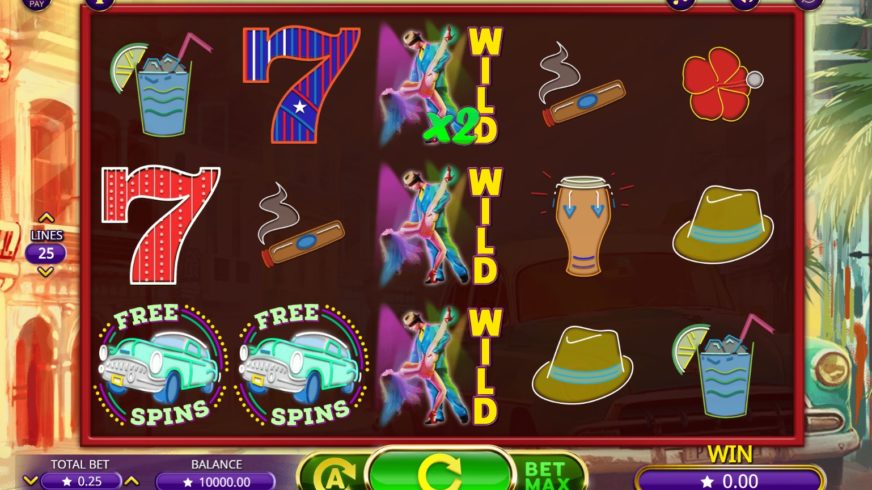 Cuba Caliente slot screen 1