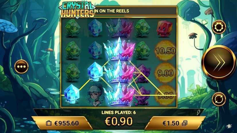 Crystal Hunters slot screen 4