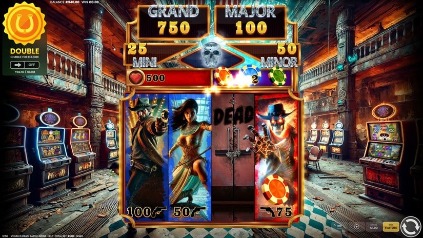 Vegas is Dead: Battle Arena slot screen 3