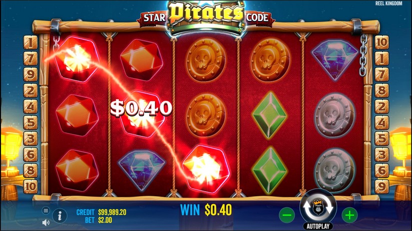 Star Pirates Code slot screen 2