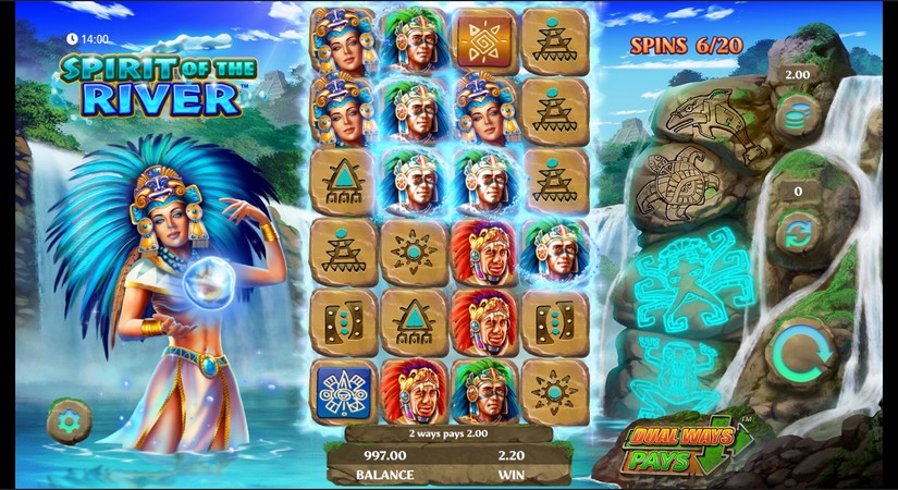 Spirit of the River slot screen 2