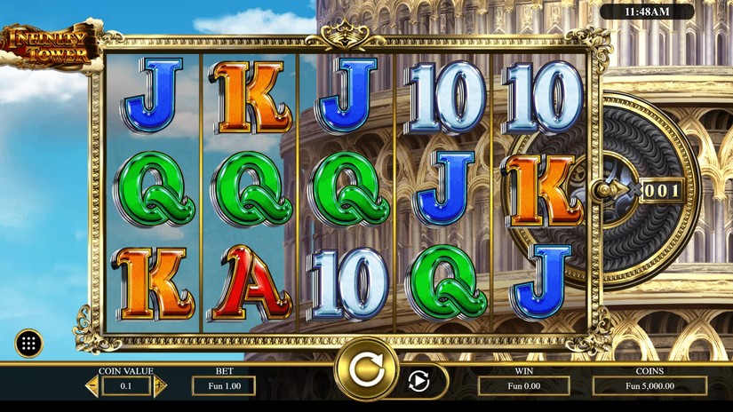 Infinity Tower slot screen 1