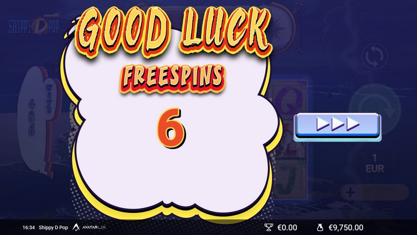 Shippy D Pop slot screen 2