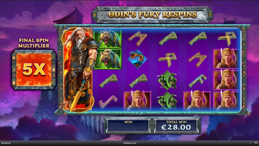 Age of the Gods Norse King of Asgard slot screen 5