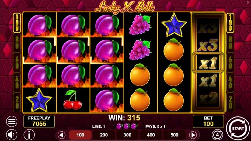 Lucky X Bells slot screen 4